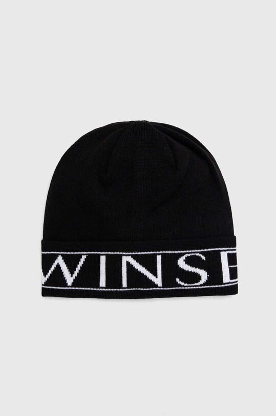 Twinset caciula print negru 242TA4480