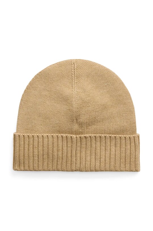 Lauren Ralph Lauren czapka z domieszką wełny 454960057 beżowy AW24
