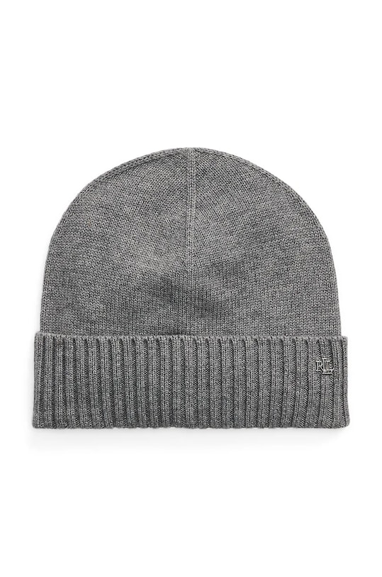 Lauren Ralph Lauren caciula din amestec de lana uni gri 454960057