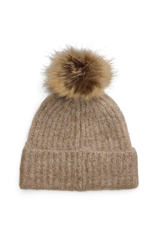 Čiapka s prímesou vlny Lauren Ralph Lauren 454960080 béžová AW25