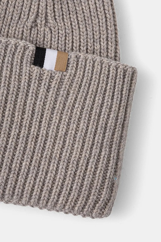 Doplňky Čepice z vlněné směsi BOSS 50497808 šedá