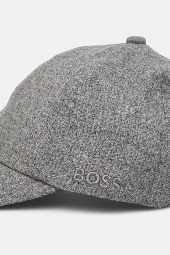 BOSS șapcă de lana 50518702 gri AW24