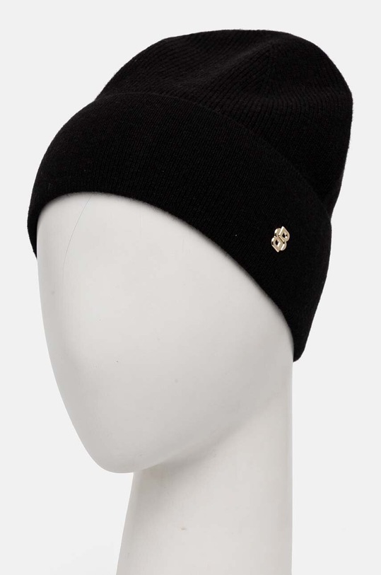 Akcesoria BOSS czapka kaszmirowa 50524288 czarny