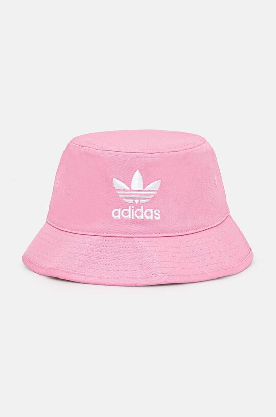 Bavlněný klobouk adidas Originals Adicolor bavlna růžová HM1678