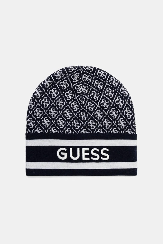 Шапка Guess SEVYN с добавлением шерсти тёмно-синий W4BZ21.Z3JD2