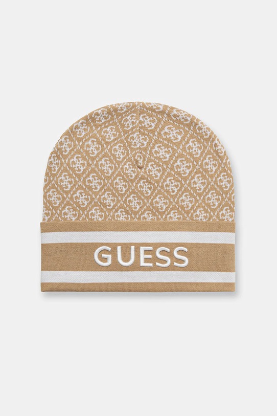 Guess czapka SEVYN z domieszką wełny beżowy W4BZ21.Z3JD2