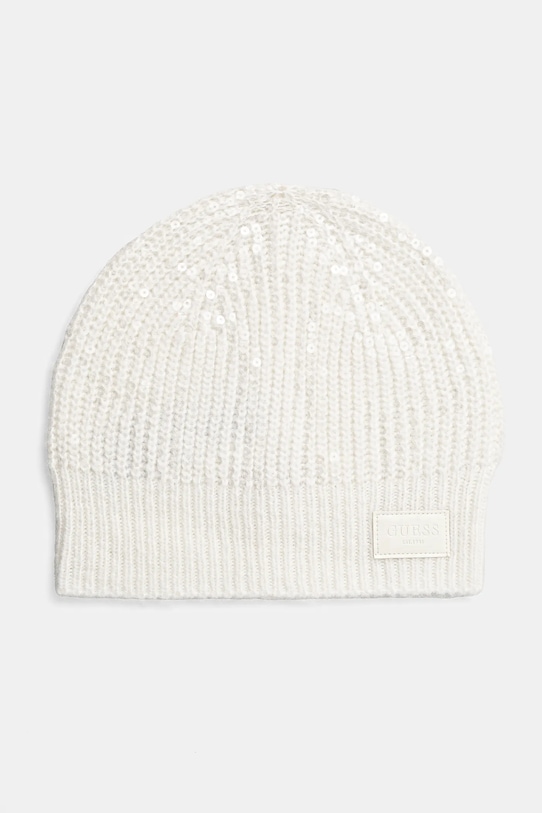 Шапка з домішкою вовни Guess RILEY з додаванням вовни білий W4BZ26.Z3J92
