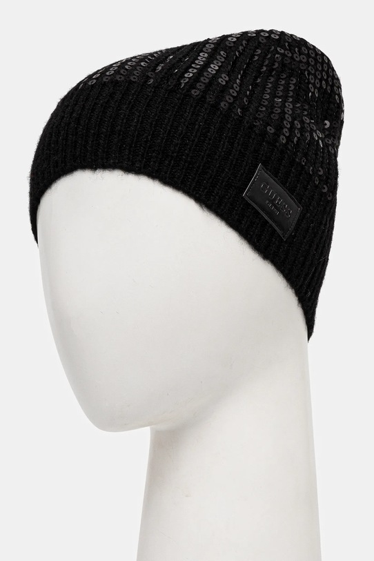 Guess caciula din amestec de lana RILEY W4BZ26.Z3J92 negru AW24