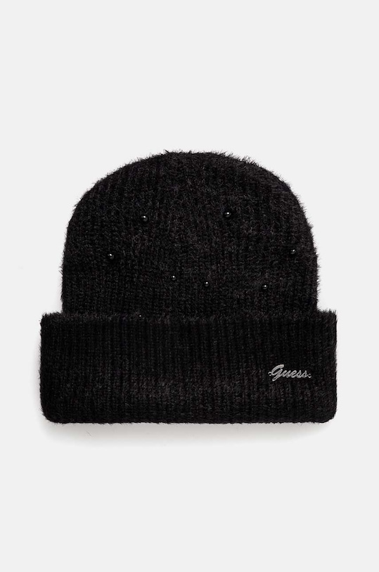 Guess czapka TERESA aplikacja czarny W4BZ33.Z2740