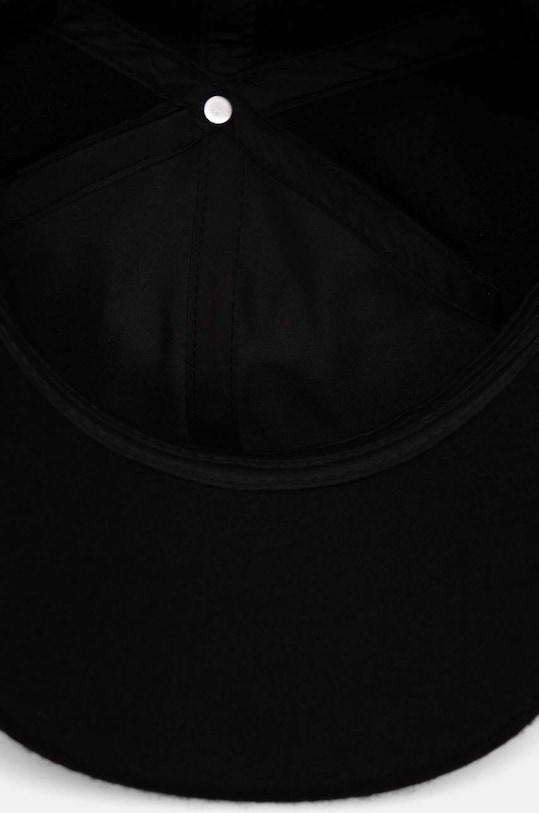 HUGO gyapjú siltes sapka fekete 50524715