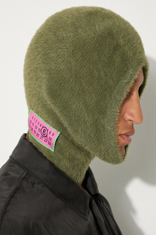 MM6 Maison Margiela balaclava S62TC0042.M13073 green