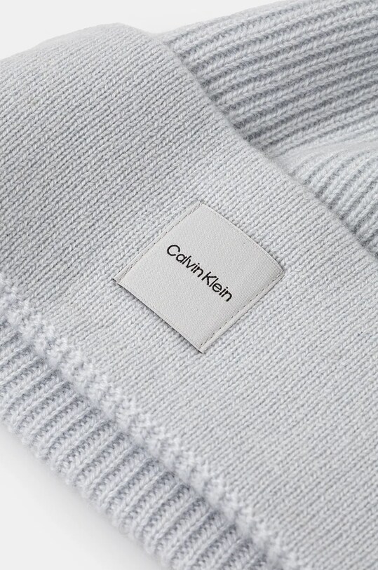 Шерстяная шапка Calvin Klein K60K612584 голубой NC24