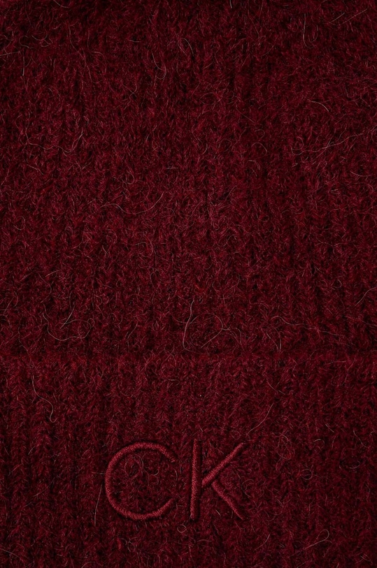Аксесоари Вълнена шапка Calvin Klein K60K612586 бордо