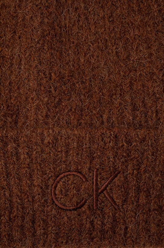 Аксесуари Вовняна шапка Calvin Klein K60K612586 коричневий