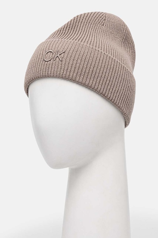 Accesorii Calvin Klein caciula din amestec de lana K60K612590 bej