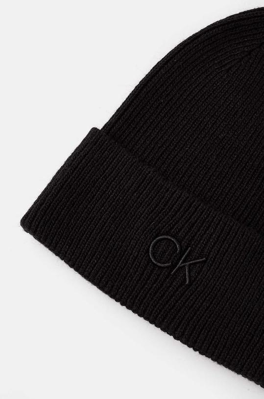 Calvin Klein caciula din amestec de lana K60K612590 negru AW24