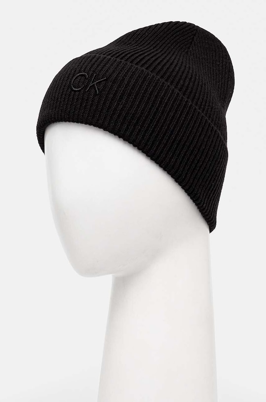 Accesorii Calvin Klein caciula din amestec de lana K60K612590 negru