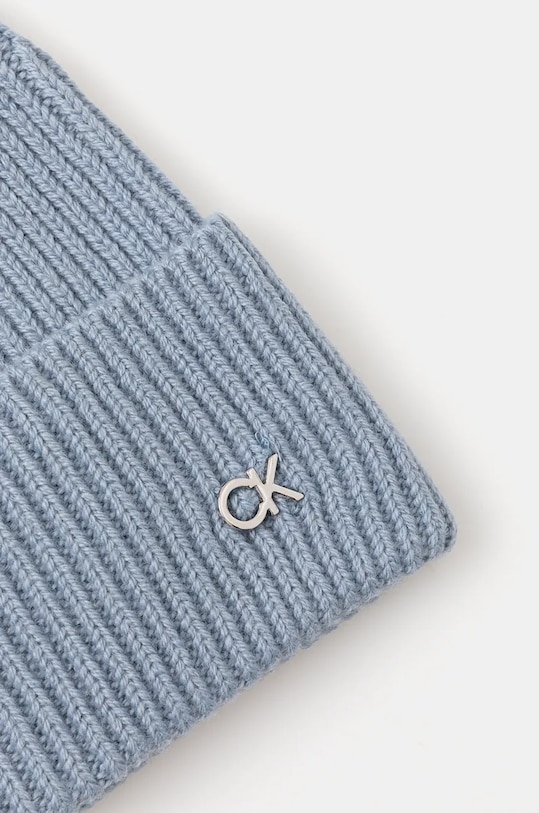 Kiegészítők Calvin Klein gyapjú sapka K60K612592 kék
