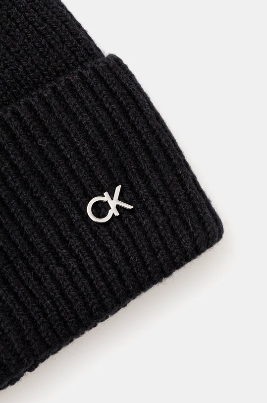 Doplňky Vlněná čepice Calvin Klein K60K612592 černá
