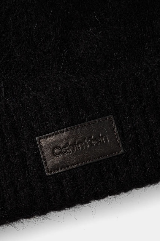 Αξεσουάρ Μάλλινο σκουφί Calvin Klein K60K612594 μαύρο