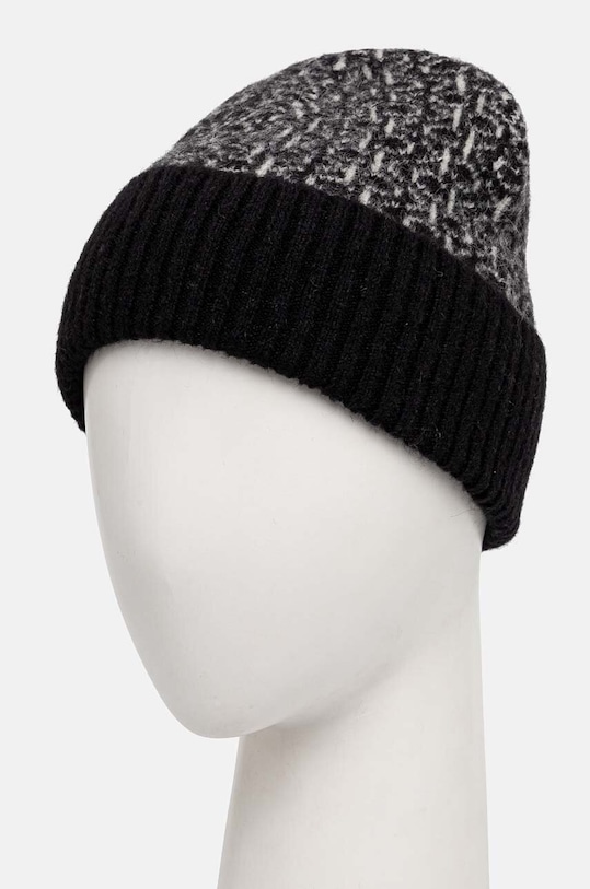 Вовняна шапка Calvin Klein K60K612595 чорний AW24