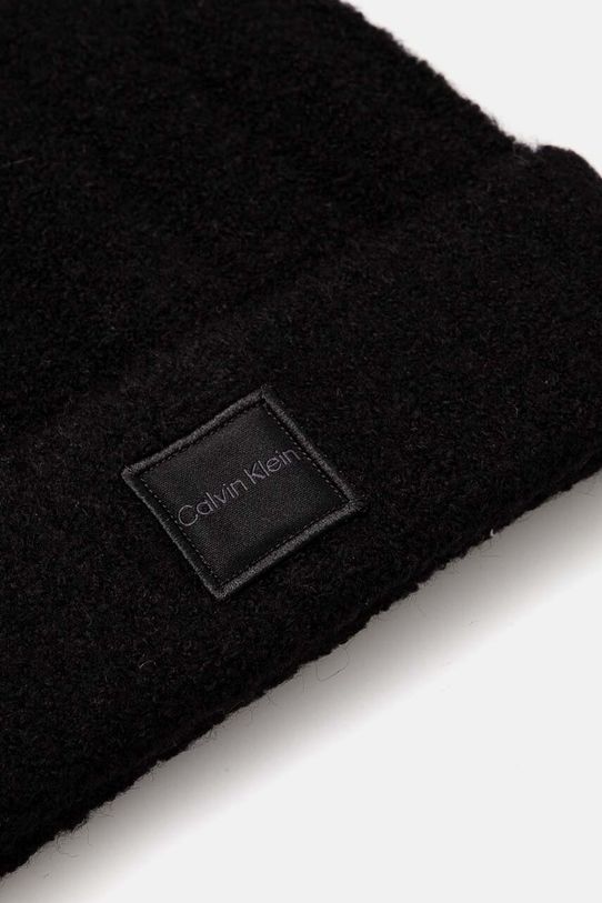 Аксесуари Шапка з домішкою вовни Calvin Klein K60K612596 чорний