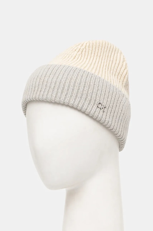 Calvin Klein caciula de lana K60K612598 bej AW24