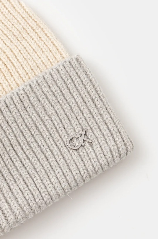 Accesorii Calvin Klein caciula de lana K60K612598 bej