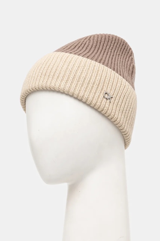 Calvin Klein caciula de lana K60K612598 maro AW24