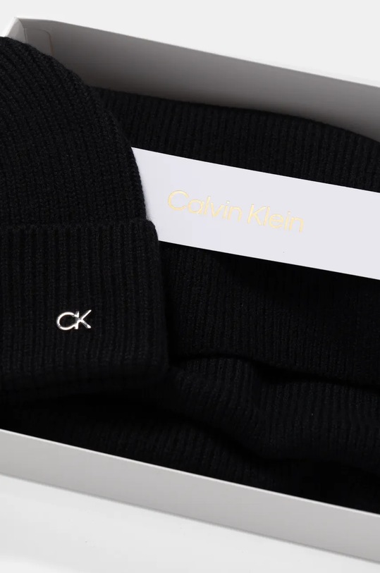 Calvin Klein czapka i szalik wełniany K60K612621
