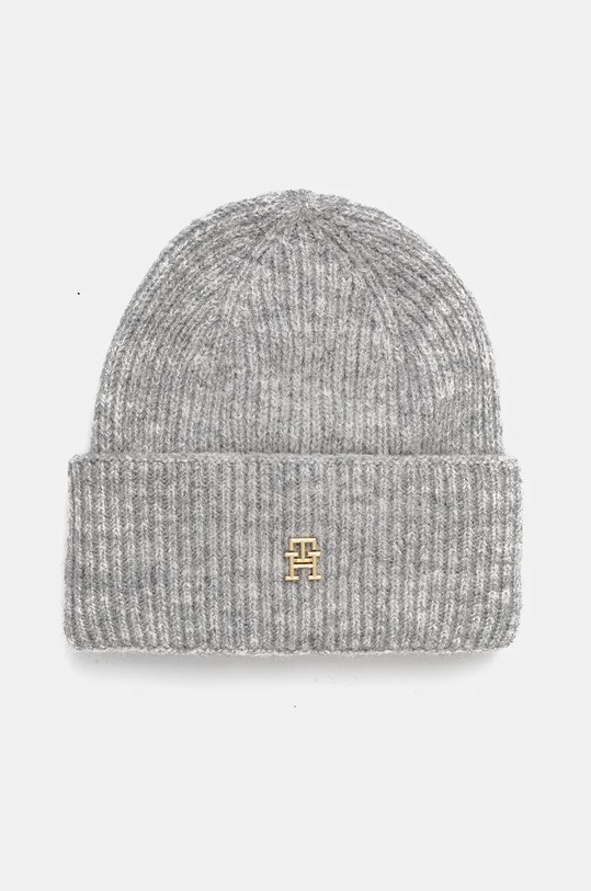 Kapa s dodatkom vune Tommy Hilfiger s dodatkom vune siva AW0AW16628