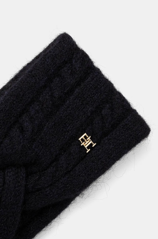 Traka za glavu od mješavine vune Tommy Hilfiger AW0AW16971 mornarsko plava AW24