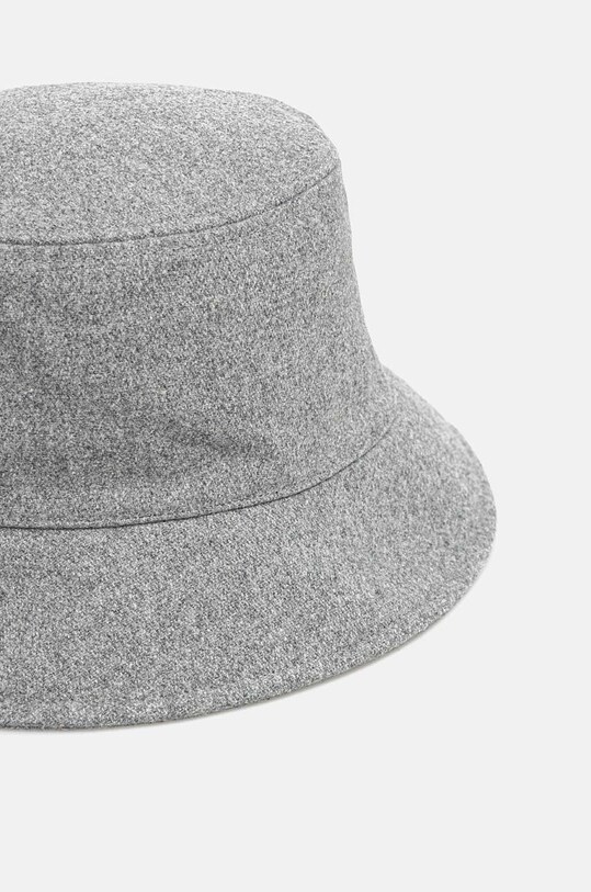 Klobúk s prímesou vlny Tommy Hilfiger AW0AW17123 sivá AW24
