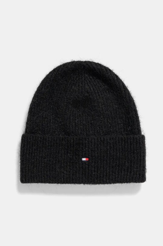 Tommy Hilfiger caciula si esarfa din amestec de lana AW0AW17124 negru AW24