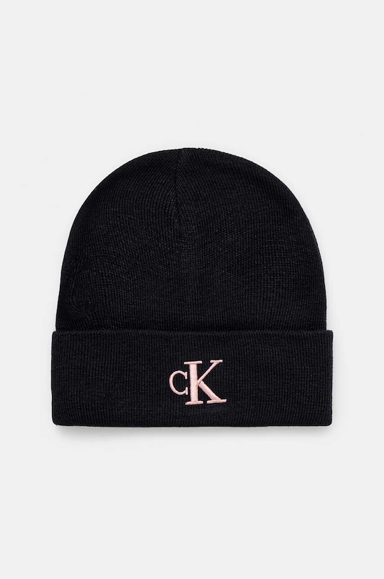 Calvin Klein Jeans caciula melanj negru K60K612319