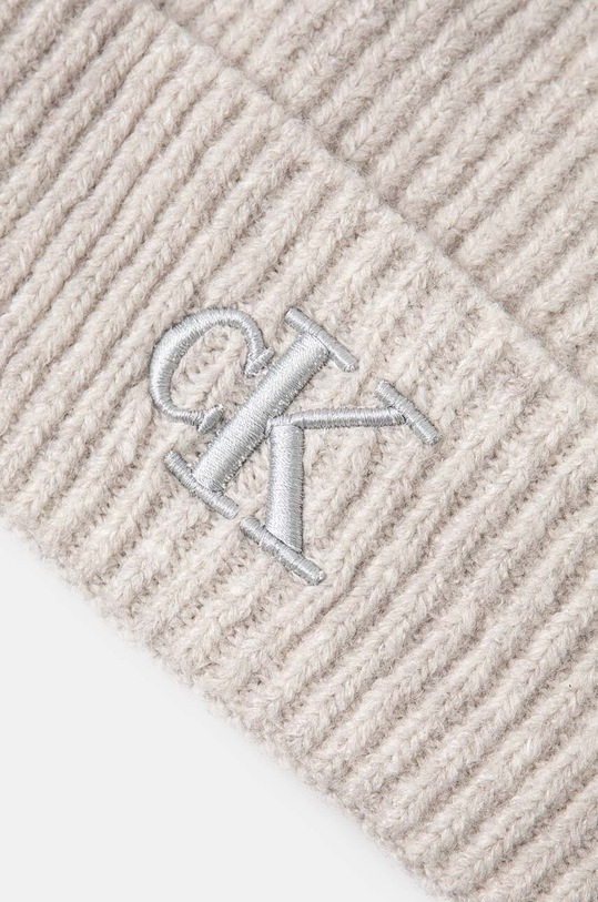 Doplňky Čepice z vlněné směsi Calvin Klein Jeans K60K612321 šedá