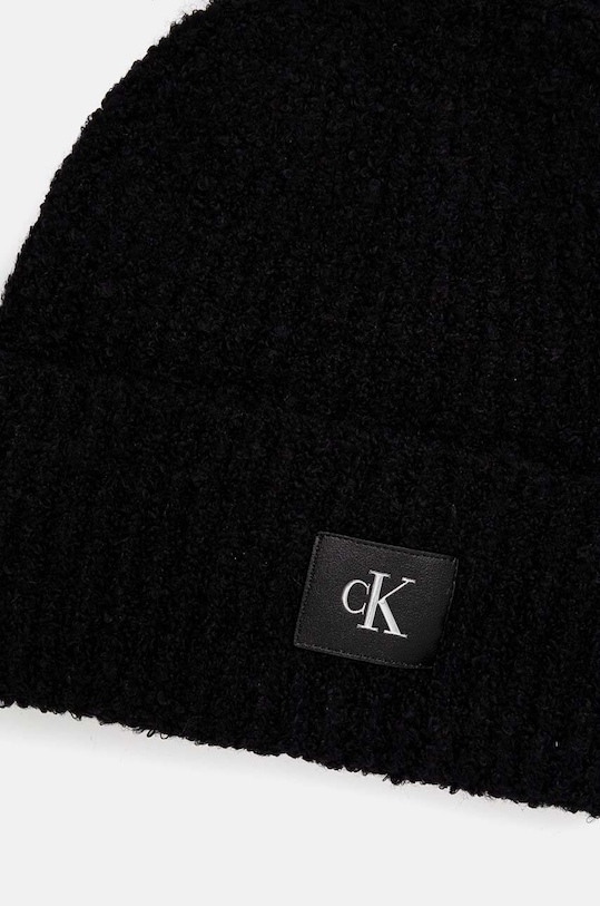 Doplňky Vlněná čepice Calvin Klein Jeans K60K612652 černá