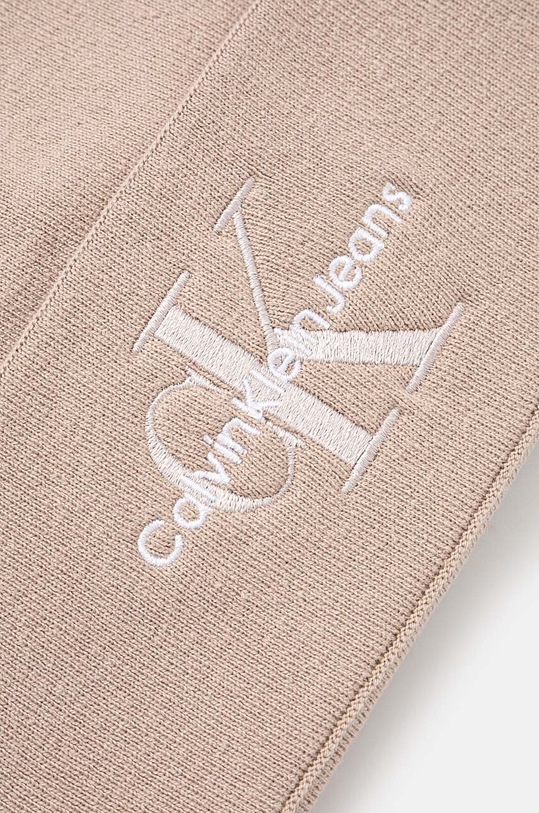 Памучна шапка Calvin Klein Jeans K60K612668 бежов AW24