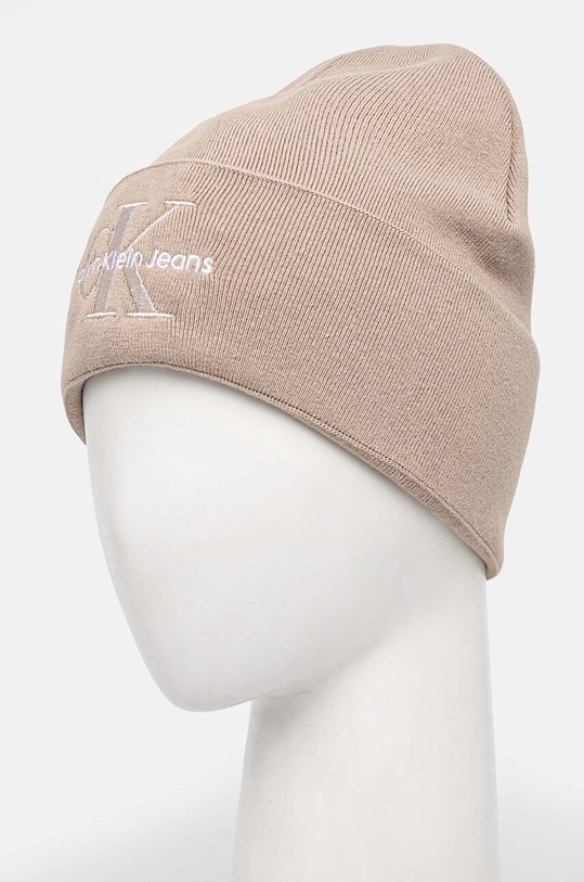 Аксесоари Памучна шапка Calvin Klein Jeans K60K612668 бежов