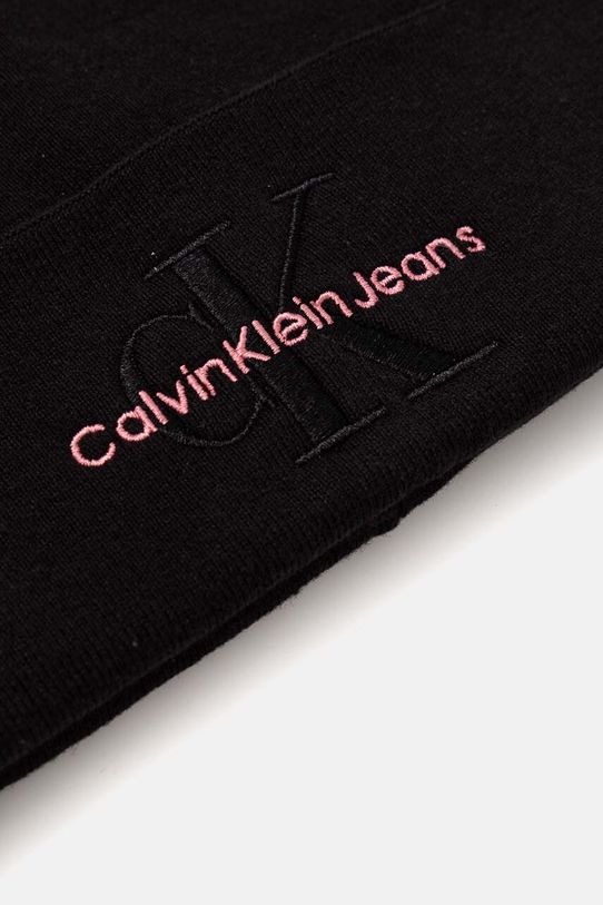 Akcesoria Calvin Klein Jeans czapka bawełniana K60K612668 czarny