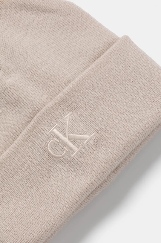 Calvin Klein Jeans palarie si esarfa bej K60K612666