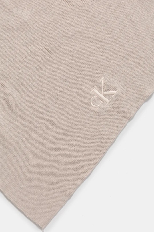 Čepice a šála Calvin Klein Jeans K60K612666 béžová