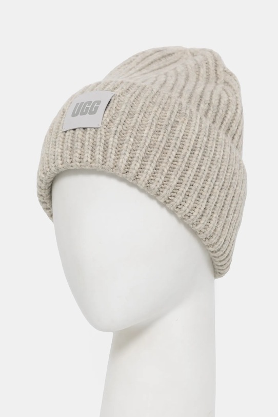 UGG cappello e sciarpa con aggiunta di lana 101733 grigio AW24