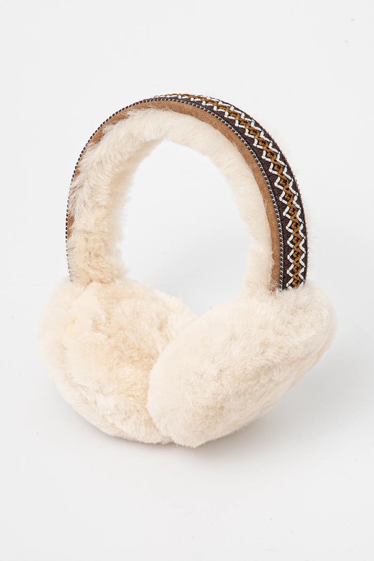 UGG casti de lana pentru urechi uni bej 20496.
