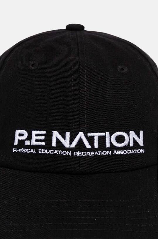 P.E Nation șapcă de baseball din bumbac Homage Cap 243A417 negru AW24