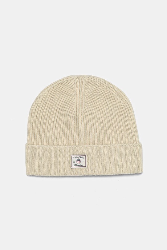 Gant cappello e sciarpa di lana 4998015 beige AW24