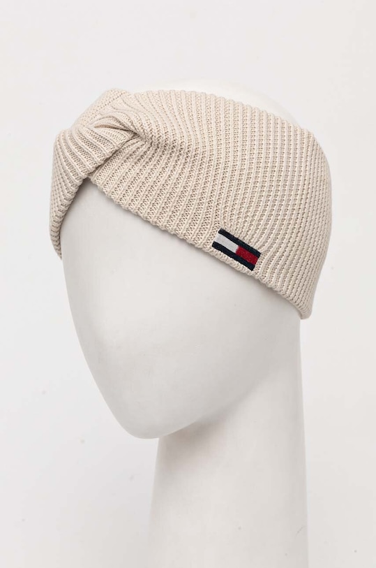 Čelenka Tommy Jeans AW0AW16776 béžová AW24