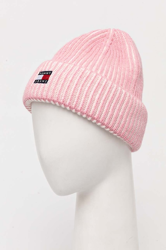 Tommy Jeans czapka AW0AW16785 różowy AW24