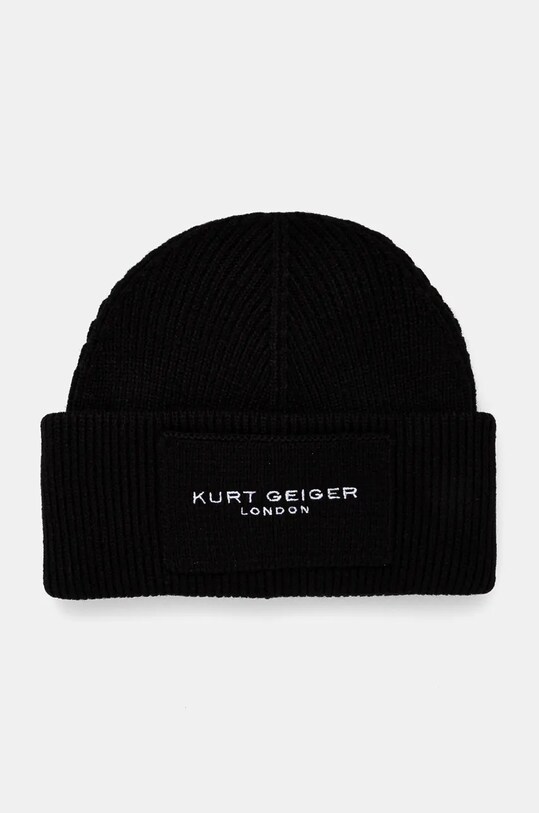 Шапка Kurt Geiger London аппликация чёрный 3649100979