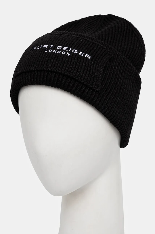 Шапка Kurt Geiger London 3649100979 чорний AW24